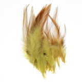 Max Dream Catcher DIY Material kits Iron loop ,suede cord ,feather,Beads Yellow