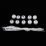 Max Dream Catcher DIY Material kits Iron loop ,suede cord ,feather,Beads White