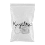 Max 10pcs Welded Iron Metal Dream catcher Rings Macrame Hoop Loop Craft Silver