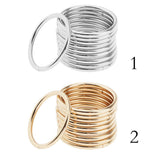 Max 10pcs Welded Iron Metal Dream catcher Rings Macrame Hoop Loop Craft Silver