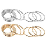 Max 10pcs Welded Iron Metal Dream catcher Rings Macrame Hoop Loop Craft Silver