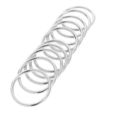Max 10pcs Welded Iron Metal Dream catcher Rings Macrame Hoop Loop Craft Silver