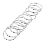Max 10pcs Welded Iron Metal Dream catcher Rings Macrame Hoop Loop Craft Silver