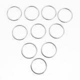 Max 10pcs Welded Iron Metal Dream catcher Rings Macrame Hoop Loop Craft Silver