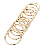 Max 10pcs Welded Iron Metal Dream catcher Rings Macrame Hoop Loop Craft Golden