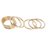 Max 10pcs Welded Iron Metal Dream catcher Rings Macrame Hoop Loop Craft Golden