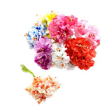 Maxbell 8pack Simulation Flower Bunch for Home Decoration DIY Bouquet Craft Projects