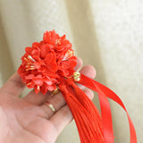 Maxbell 8pack Simulation Flower Bunch for Home Decoration DIY Bouquet Craft Projects