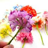 Maxbell 8pack Simulation Flower Bunch for Home Decoration DIY Bouquet Craft Projects