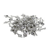 Maxbell 50pcs Cat Paw Pendants Peace Love Heart Diamond Hanging Decor diamond
