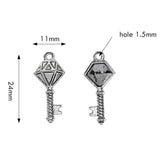 Maxbell 50pcs Cat Paw Pendants Peace Love Heart Diamond Hanging Decor diamond