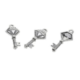 Maxbell 50pcs Cat Paw Pendants Peace Love Heart Diamond Hanging Decor diamond
