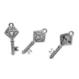 Maxbell 50pcs Cat Paw Pendants Peace Love Heart Diamond Hanging Decor diamond