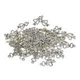 Maxbell 50pcs Cat Paw Pendants Peace Love Heart Diamond Hanging Decor heart