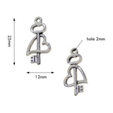 Maxbell 50pcs Cat Paw Pendants Peace Love Heart Diamond Hanging Decor heart