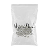 Maxbell 50pcs Cat Paw Pendants Peace Love Heart Diamond Hanging Decor double heart