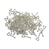 Maxbell 100 Piece Cat Paw Pendants Heart Shape Hanging Decors Handmade DIY Crafts