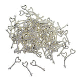 Maxbell 100 Piece Cat Paw Pendants Heart Shape Hanging Decors Handmade DIY Crafts