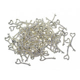 Maxbell 100 Piece Cat Paw Pendants Heart Shape Hanging Decors Handmade DIY Crafts