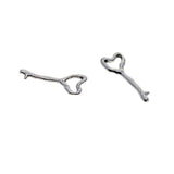 Maxbell 100 Piece Cat Paw Pendants Heart Shape Hanging Decors Handmade DIY Crafts