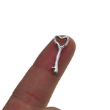 Maxbell 100 Piece Cat Paw Pendants Heart Shape Hanging Decors Handmade DIY Crafts