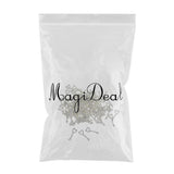 Maxbell 100 Piece Cat Paw Pendants Heart Shape Hanging Decors Handmade DIY Crafts