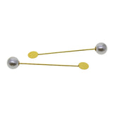 Max 20 Set Stick Pin Hat Lapel Pins Brooch Base Part DIY Findings Crafts Golden