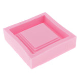 Maxbell Square Coaster Silicone DIY Plant Flower Pot Base Holder Mold Mould