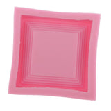 Maxbell Square Coaster Silicone DIY Plant Flower Pot Base Holder Mold Mould