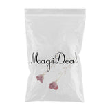 Max Maxb Real Dried Rose Flower Earrings