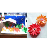 Maxbell 16 Sheets Origami Paper Double Sided Color Origami Folding Paper 24x17.5cm