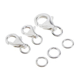 Max 3 Sets Lobster Claw Clasps Jewelry Findings DIY Key Rings Crafts