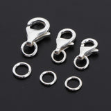 Max 3 Sets Lobster Claw Clasps Jewelry Findings DIY Key Rings Crafts