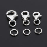 Max 3 Sets Lobster Claw Clasps Jewelry Findings DIY Key Rings Crafts