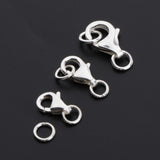 Max 3 Sets Lobster Claw Clasps Jewelry Findings DIY Key Rings Crafts