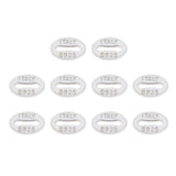 Max Pure silver S925 engraved jewelry necklace bracelets chain tags  oval shape