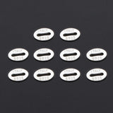 Max Pure silver S925 engraved jewelry necklace bracelets chain tags  oval shape