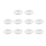 Max Pure silver S925 engraved jewelry necklace bracelets chain tags  egg shape