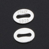 Max Pure silver S925 engraved jewelry necklace bracelets chain tags  egg shape