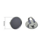 Max 20pcs assorted colors Adjustable Metal DIY ring Blank 1inch Bezel Base DIY