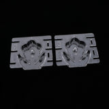 Maxbell Flowers Plastic Candle Molds Moulds for DIY Candle Making Crafts 7x3.4x8cm