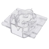Maxbell Flowers Plastic Candle Molds Moulds for DIY Candle Making Crafts 7x3.4x8cm
