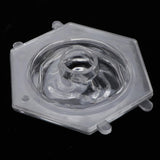 Maxbell Plastic Clear 3D Lotus Flower Shaped Candle Soap Making Mold for DIY Crafts