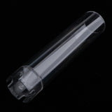 Maxbell Cylinder Plastic Candles Mold Clear Soap Candles Making Supplies 4.5x20.6CM