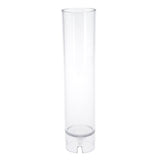 Maxbell Cylinder Plastic Candles Mold Clear Soap Candles Making Supplies 4.5x20.6CM