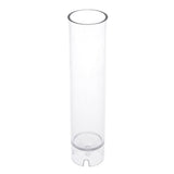 Maxbell Cylinder Plastic Candles Mold Clear Soap Candles Making Supplies 4.5x20.6CM