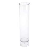 Maxbell Cylinder Plastic Candles Mold Clear Soap Candles Making Supplies 4.5x20.6CM