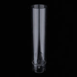 Maxbell Cylinder Plastic Candles Mold Clear Soap Candles Making Supplies 4.5x20.6CM