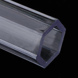 Maxbell Hexagon Shaped Plastic Clear Candle Molds Candles Making Tool