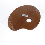 Maxbell Wood Paint Tray Palette for Watercolor Oil Acrylic Paint Art Oval 30x40cm